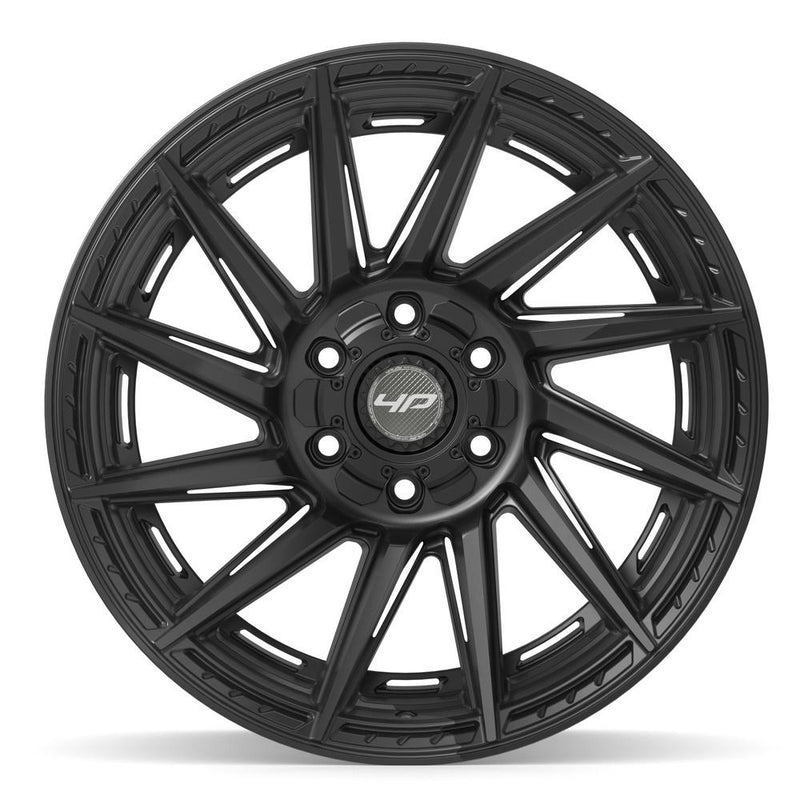 4PLAY 4P42 20x10 6x135 + 6x139.7 -18et Satin Black Wheel - View 2