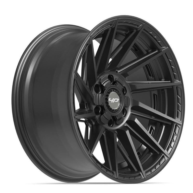 4PLAY 4P42 20x10 6x135 + 6x139.7 -18et Satin Black Wheel - View 3