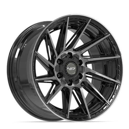 4PLAY 4P42 20x10 6x135 + 6x139.7 -18et Gloss Black Brushed with Tinted Clear Wheel
