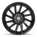 4PLAY 4P42 22x10 6x135 + 6x139.7 -18et Gloss Black Wheel - View 2