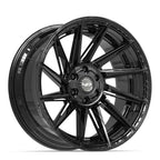 4PLAY 4P42 22x10 6x135 + 6x139.7 -18et Gloss Black Wheel