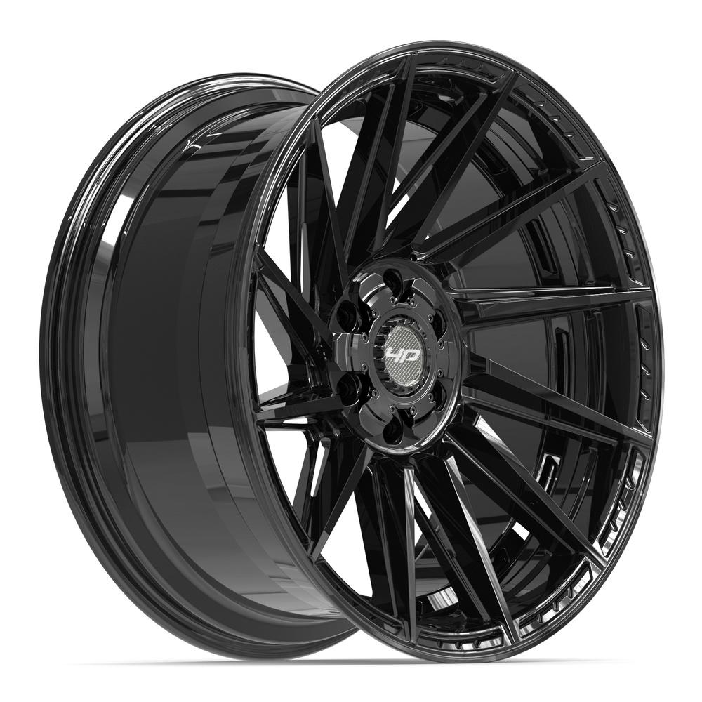 4PLAY 4P42 22x10 6x135 + 6x139.7 -18et Gloss Black Wheel - View 3
