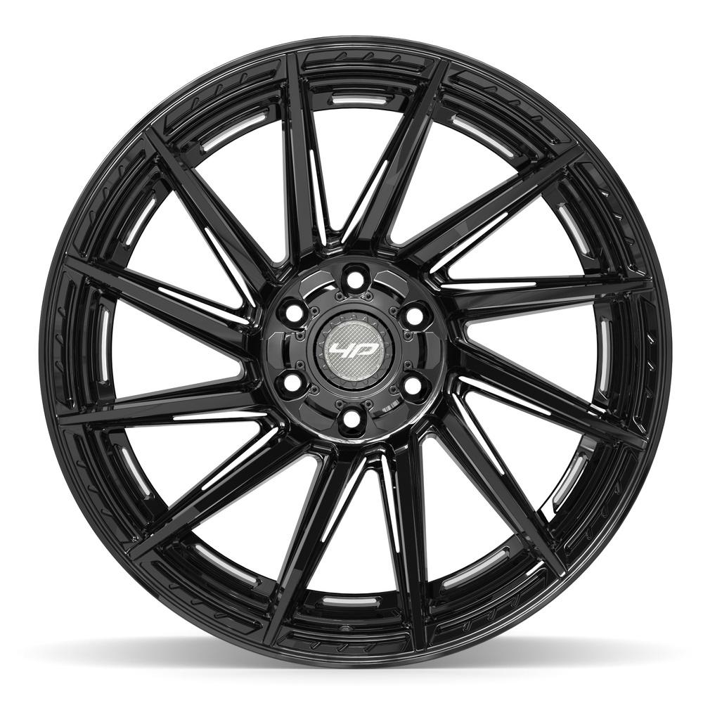 4PLAY 4P42 22x12 6x135 + 6x139.7 -44et Gloss Black Wheel - View 2