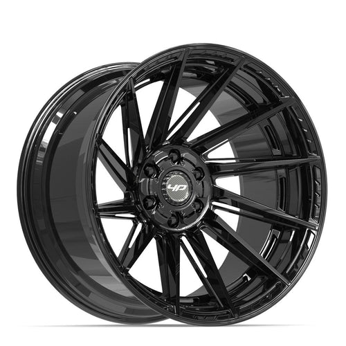 4PLAY 4P42 22x12 6x135 + 6x139.7 -44et Gloss Black Wheel