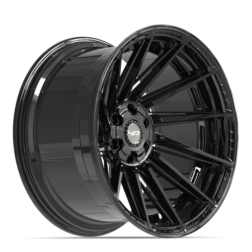 4PLAY 4P42 22x12 6x135 + 6x139.7 -44et Gloss Black Wheel - View 3