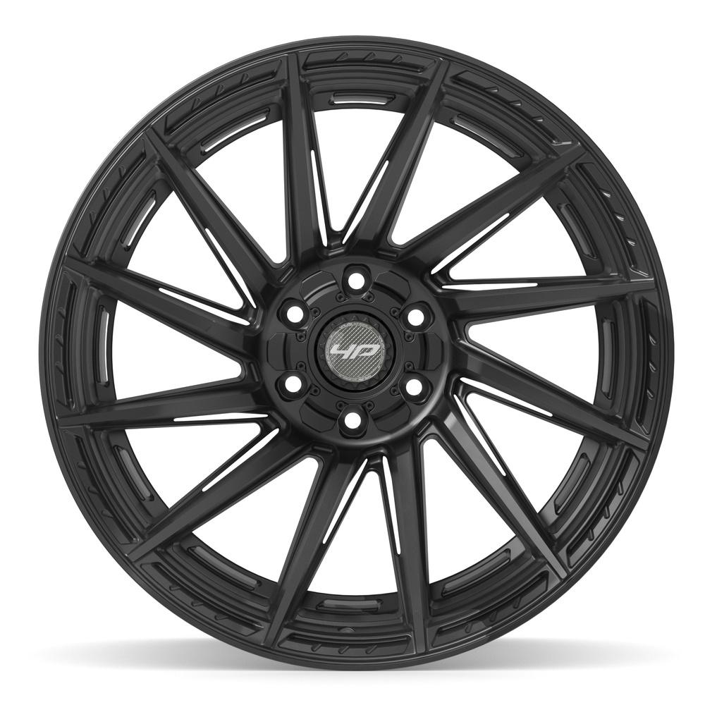 4PLAY 4P42 22x12 6x135 + 6x139.7 -44et Satin Black Wheel - View 2