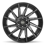 4PLAY 4P42 22x12 6x135 + 6x139.7 -44et Gloss Black Brushed with Tinted Clear Wheel - View 2