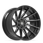 4PLAY 4P42 22x12 6x135 + 6x139.7 -44et Gloss Black Brushed with Tinted Clear Wheel