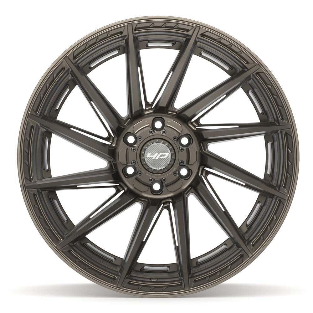 4PLAY 4P42 22x12 6x135 + 6x139.7 -44et Satin Bronze Wheel - View 2