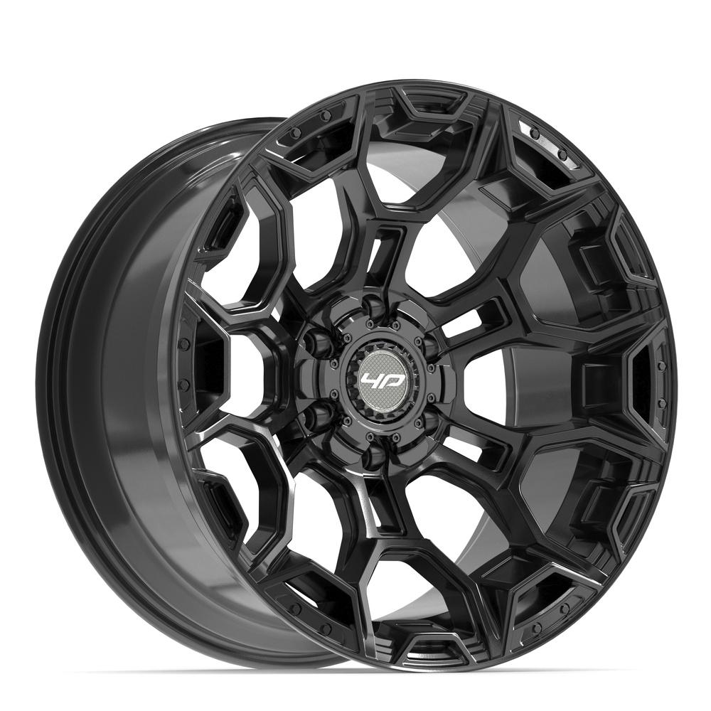 4PLAY 4P43 20x10 6x135 + 6x139.7 -18et Gloss Black Wheel