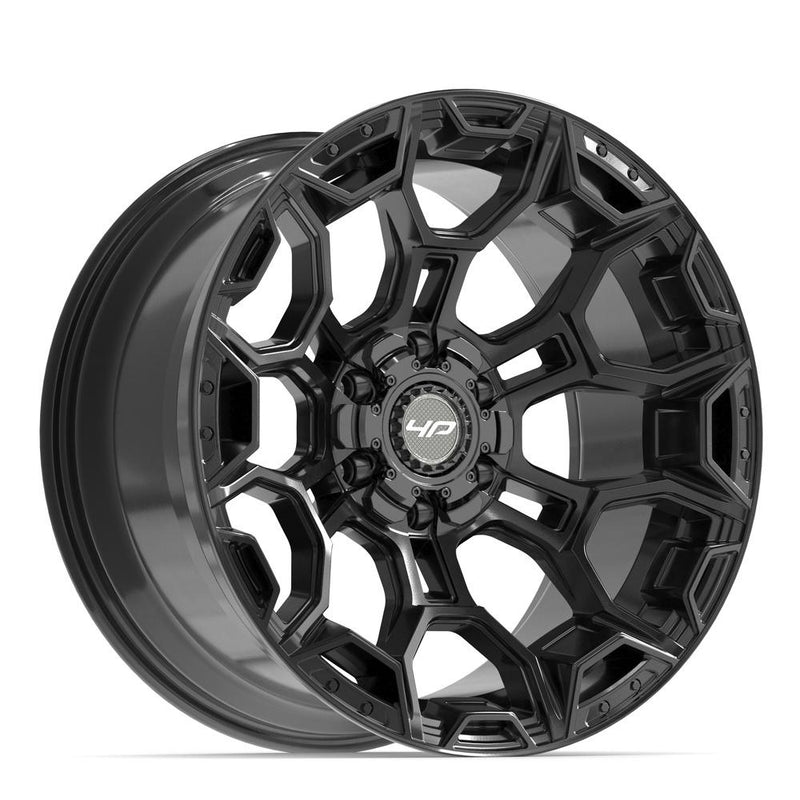 4PLAY 4P43 20x10 6x135 + 6x139.7 -18et Gloss Black Wheel
