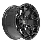 4PLAY 4P43 20x10 6x135 + 6x139.7 -18et Gloss Black Wheel - View 3