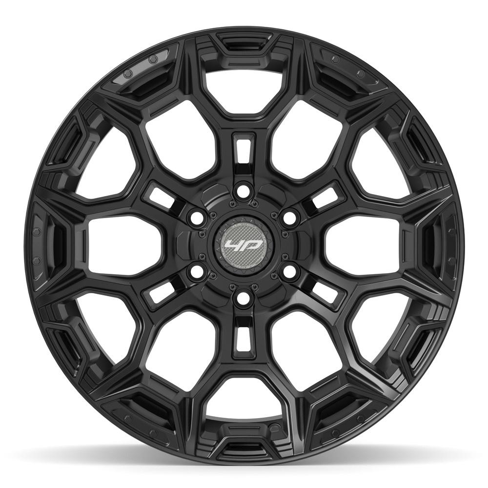 4PLAY 4P43 20x10 6x135 + 6x139.7 -18et Satin Black Wheel - View 2