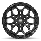 4PLAY 4P43 20x10 6x135 + 6x139.7 -18et Satin Black Wheel - View 2