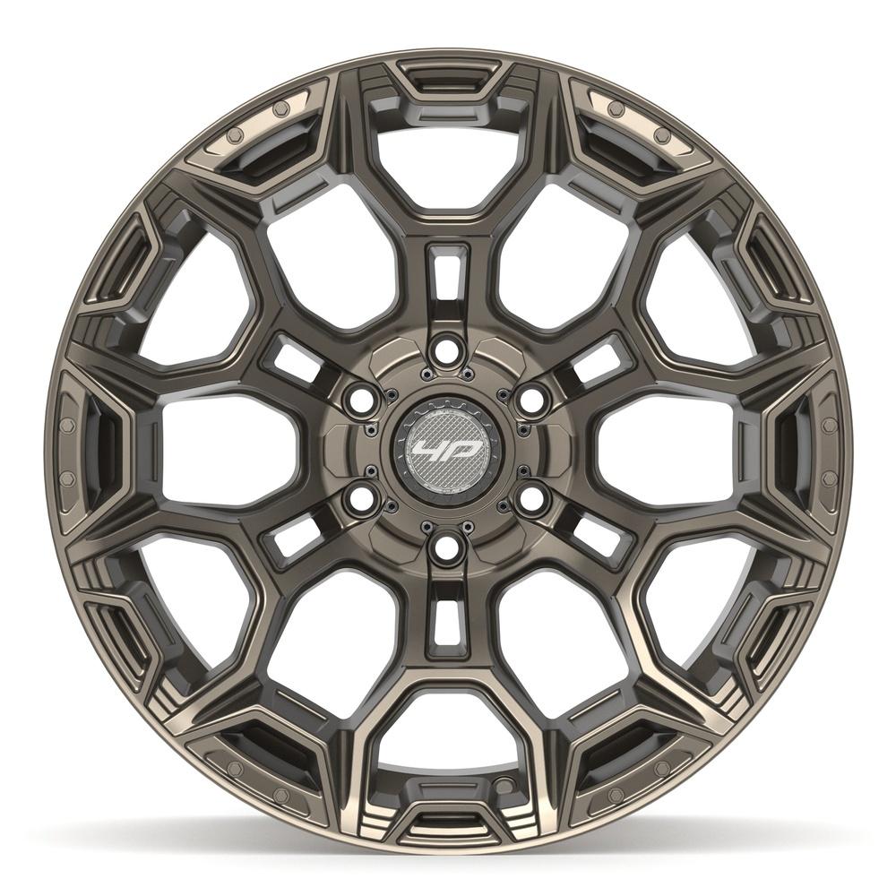 4PLAY 4P43 20x10 6x135 + 6x139.7 -18et Satin Bronze Wheel - View 2