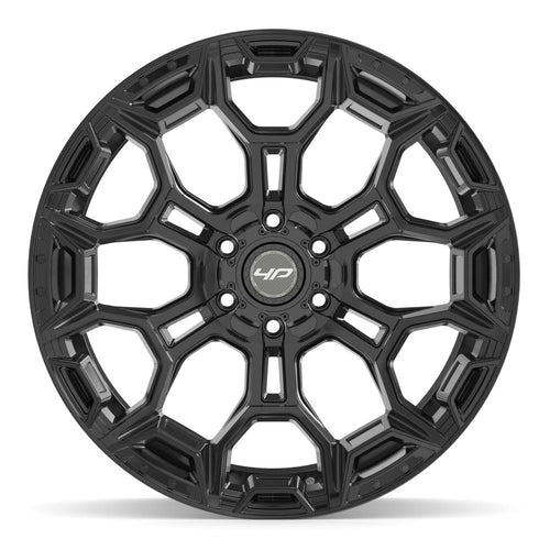 4PLAY 4P43 22x10 6x135 + 6x139.7 -18et Gloss Black Wheel - View 2