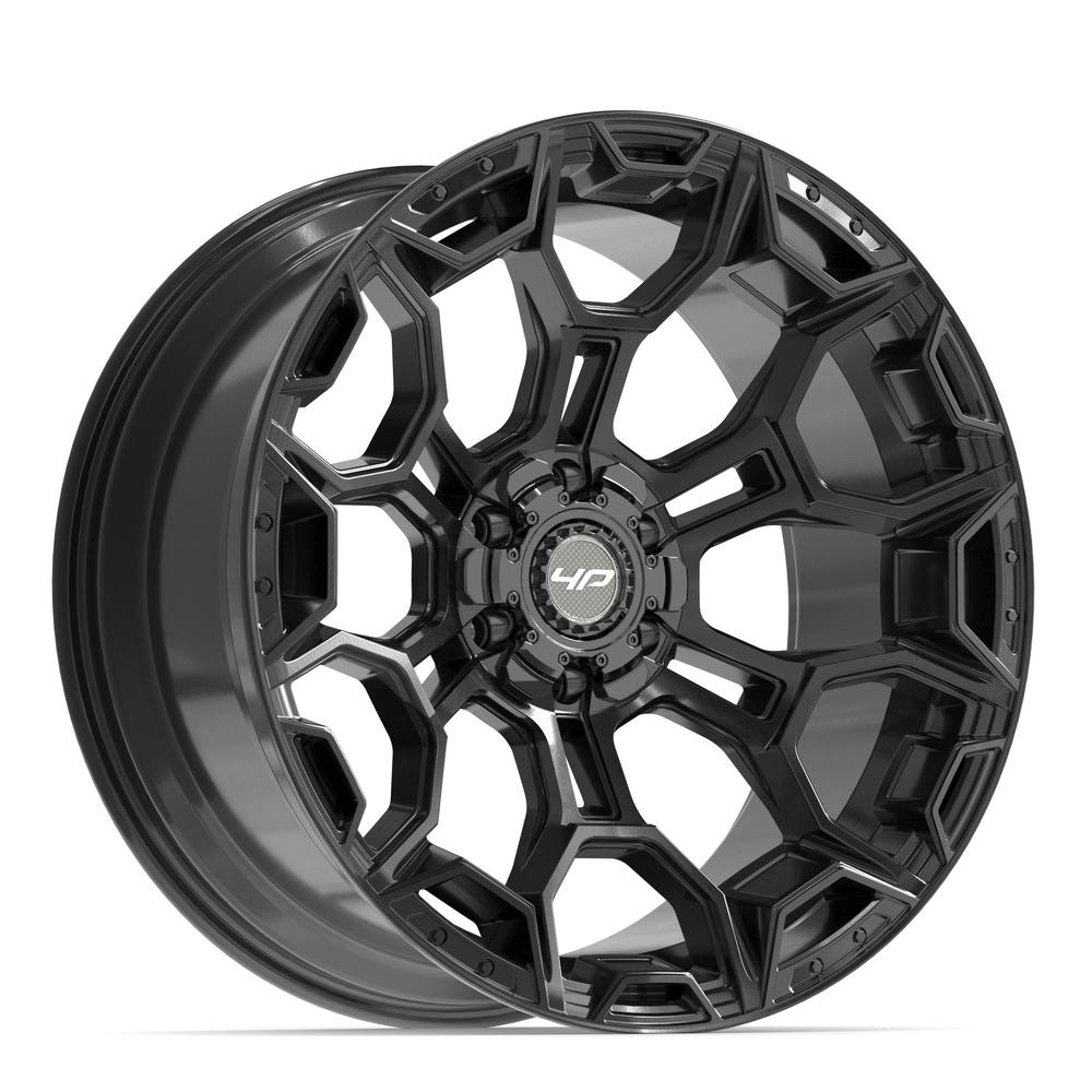 4PLAY 4P43 22x10 6x135 + 6x139.7 -18et Gloss Black Wheel