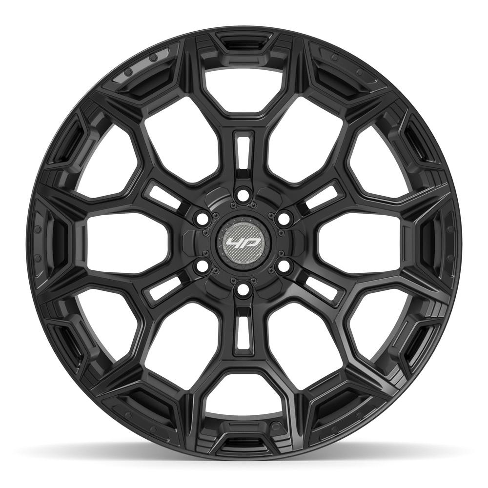 4PLAY 4P43 22x10 6x135 + 6x139.7 -18et Satin Black Wheel - View 2