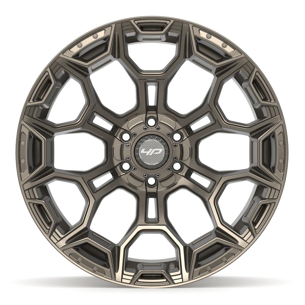 4PLAY 4P43 22x10 6x135 + 6x139.7 -18et Satin Bronze Wheel - View 2