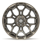 4PLAY 4P43 22x10 6x135 + 6x139.7 -18et Satin Bronze Wheel - View 2
