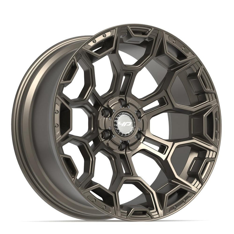 4PLAY 4P43 22x10 6x135 + 6x139.7 -18et Satin Bronze Wheel