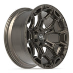 4PLAY 4P43 22x10 6x135 + 6x139.7 -18et Satin Bronze Wheel - View 3