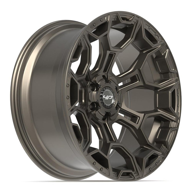 4PLAY 4P43 22x10 6x135 + 6x139.7 -18et Satin Bronze Wheel - View 3