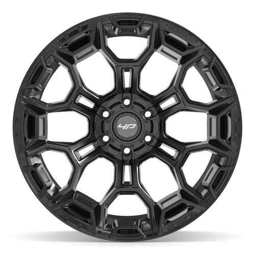 4PLAY 4P43 22x12 6x135 + 6x139.7 -44et Gloss Black Wheel - View 2