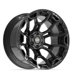 4PLAY 4P43 22x12 6x135 + 6x139.7 -44et Gloss Black Wheel