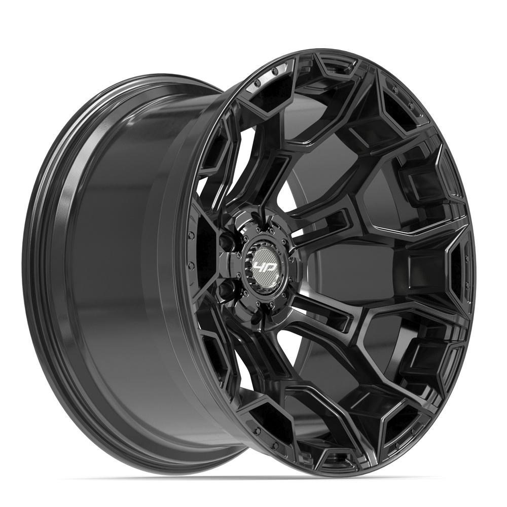 4PLAY 4P43 22x12 6x135 + 6x139.7 -44et Gloss Black Wheel - View 3