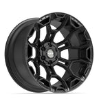 4PLAY 4P43 22x12 6x135 + 6x139.7 -44et Satin Black Wheel