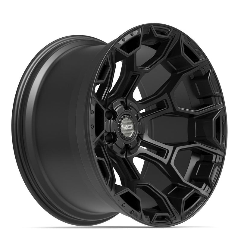 4PLAY 4P43 22x12 6x135 + 6x139.7 -44et Satin Black Wheel - View 3