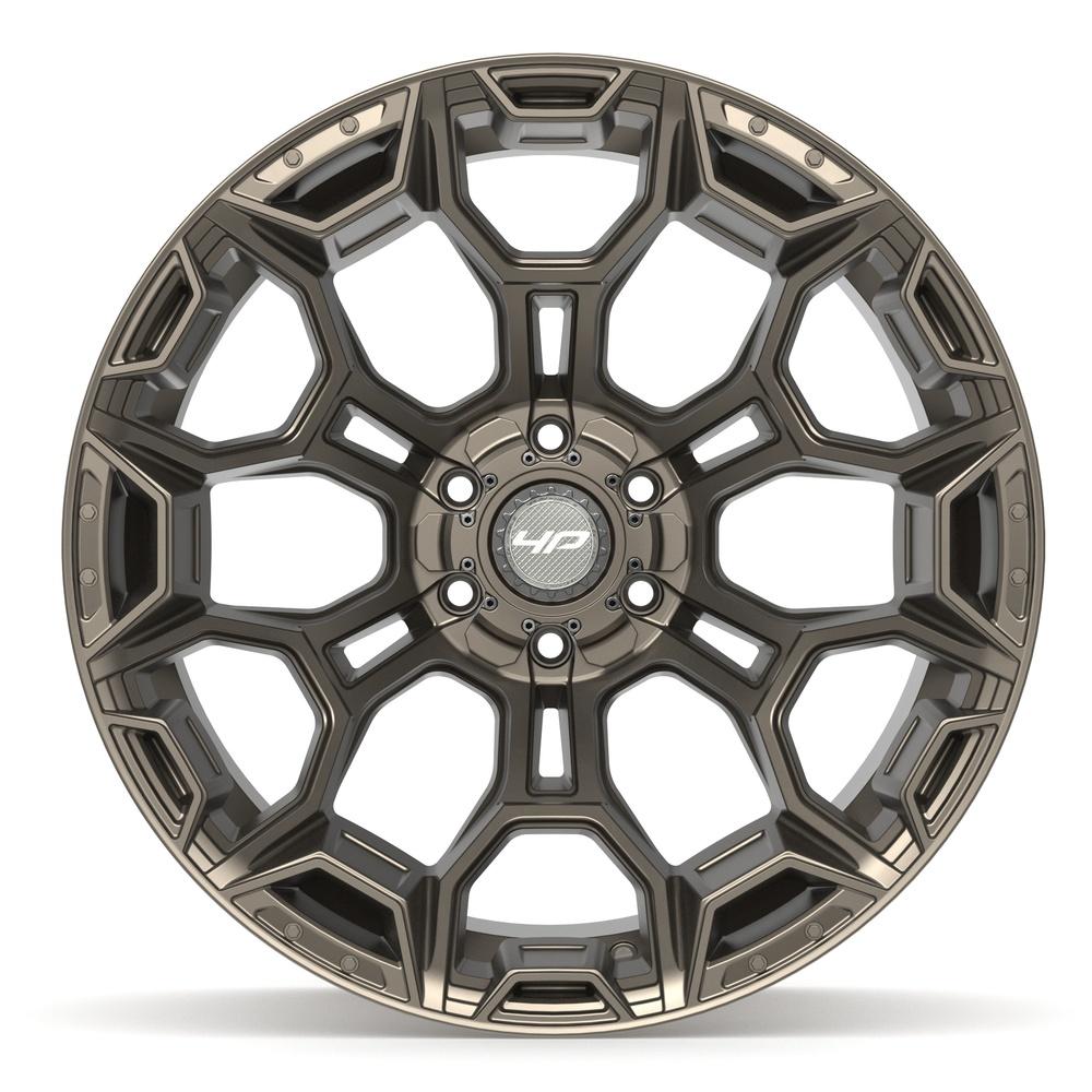 4PLAY 4P43 22x12 6x135 + 6x139.7 -44et Satin Bronze Wheel - View 2