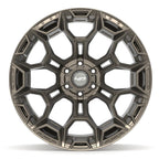 4PLAY 4P43 22x12 6x135 + 6x139.7 -44et Satin Bronze Wheel - View 2