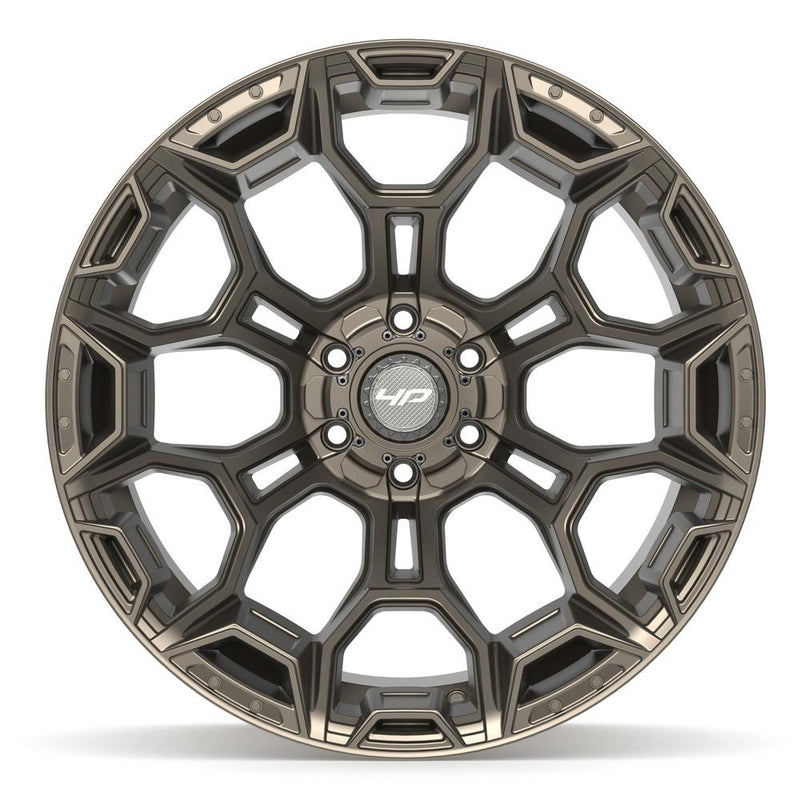 4PLAY 4P43 22x12 6x135 + 6x139.7 -44et Satin Bronze Wheel - View 2