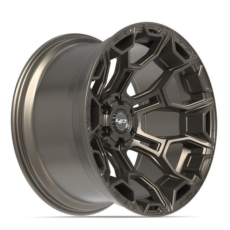4PLAY 4P43 22x12 6x135 + 6x139.7 -44et Satin Bronze Wheel - View 3