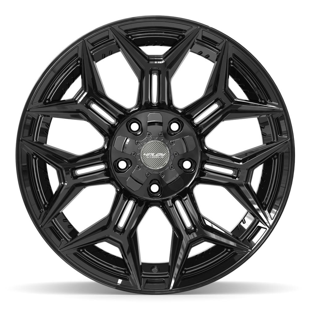 4PLAY 4P44 20x10 5x127 + 5x139.7 -18et Gloss Black Wheel - View 2