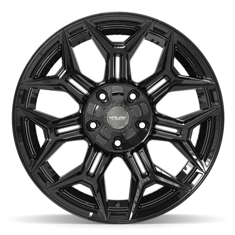 4PLAY 4P44 20x10 5x127 + 5x139.7 -18et Gloss Black Wheel - View 2