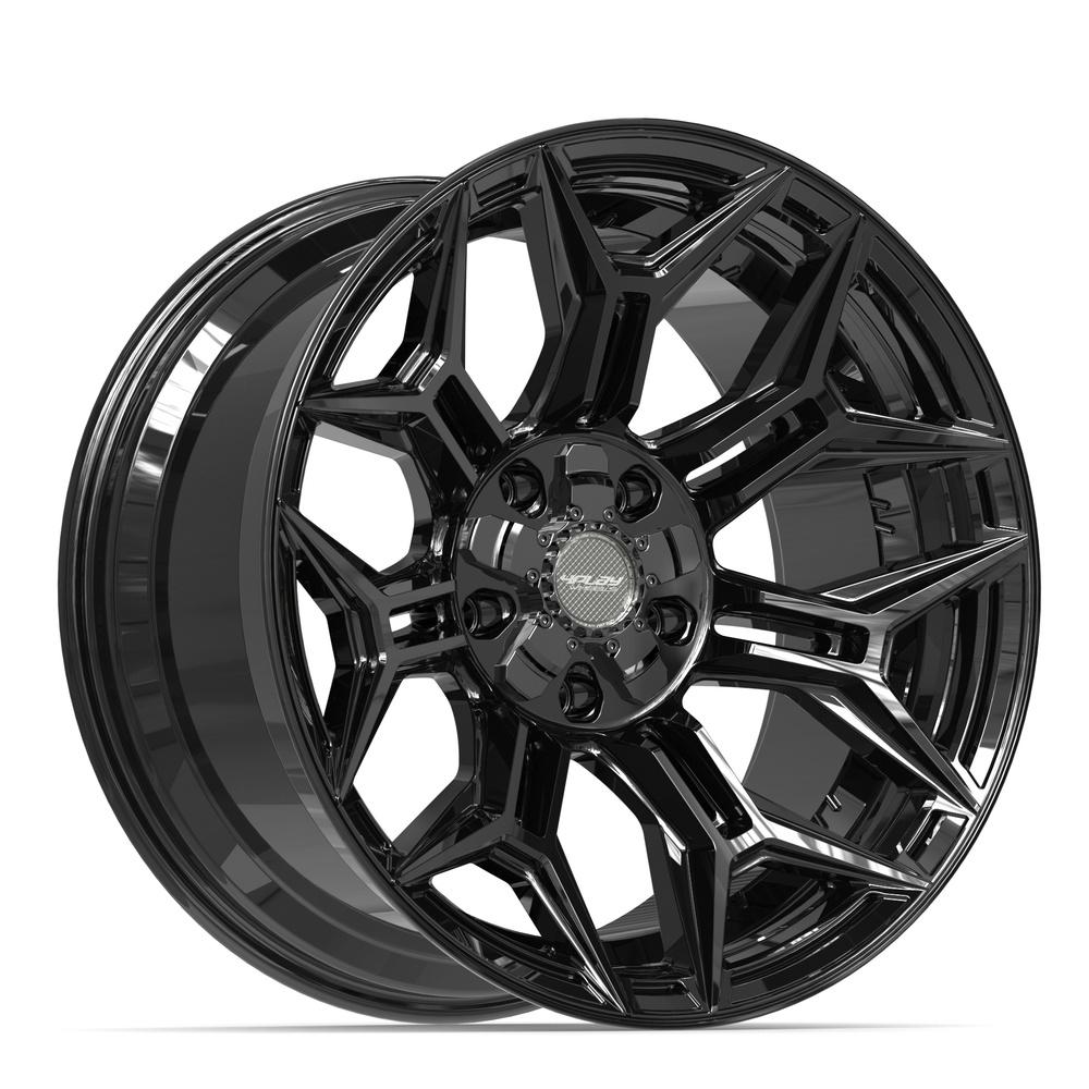 4PLAY 4P44 20x10 5x127 + 5x139.7 -18et Gloss Black Wheel