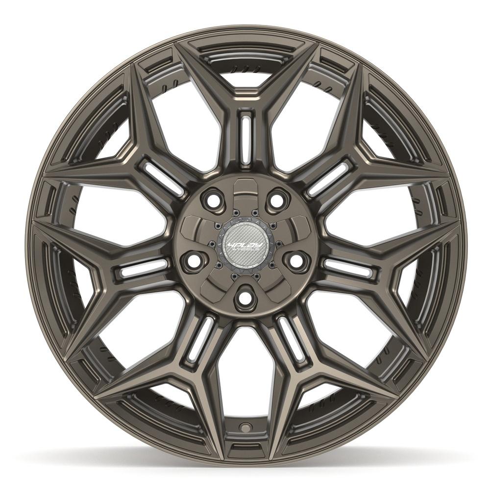 4PLAY 4P44 20x10 5x127 + 5x139.7 -18et Satin Bronze Wheel - View 2