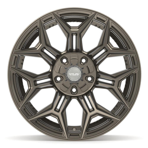 4PLAY 4P44 20x10 5x127 + 5x139.7 -18et Satin Bronze Wheel - View 2