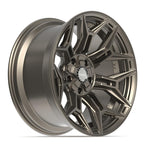 4PLAY 4P44 20x10 5x127 + 5x139.7 -18et Satin Bronze Wheel - View 3