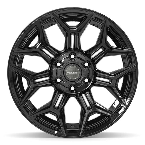4PLAY 4P44 20x10 6x135 + 6x139.7 -18et Gloss Black Wheel - View 2