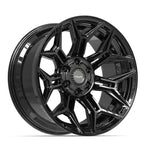 4PLAY 4P44 20x10 6x135 + 6x139.7 -18et Gloss Black Wheel