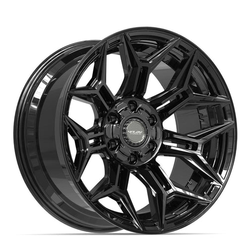 4PLAY 4P44 20x10 6x135 + 6x139.7 -18et Gloss Black Wheel
