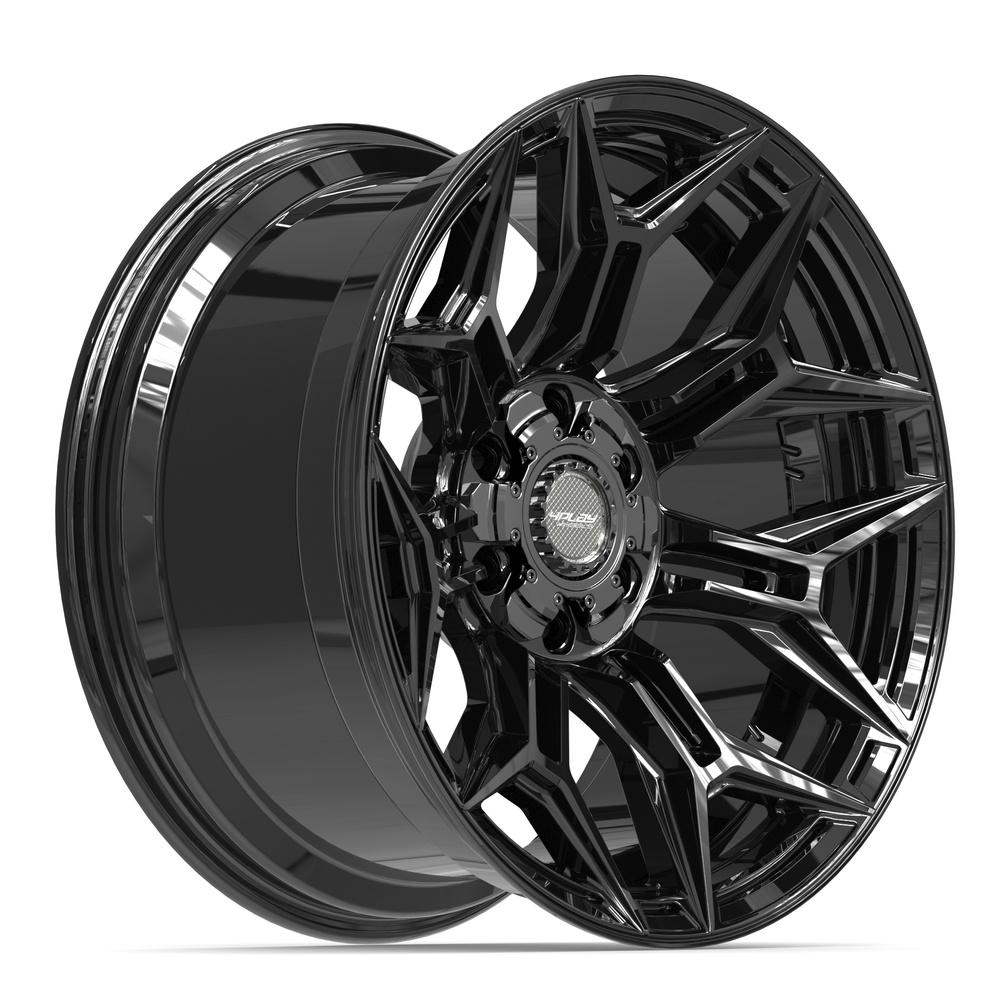 4PLAY 4P44 20x10 6x135 + 6x139.7 -18et Gloss Black Wheel - View 3