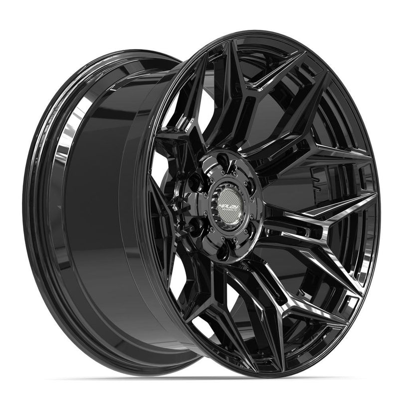 4PLAY 4P44 20x10 6x135 + 6x139.7 -18et Gloss Black Wheel - View 3