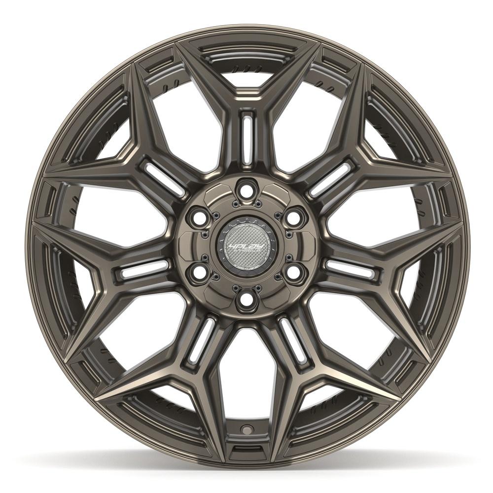 4PLAY 4P44 20x10 6x135 + 6x139.7 -18et Satin Bronze Wheel - View 2