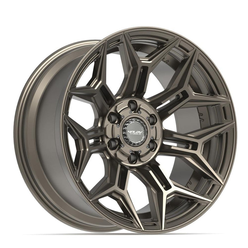 4PLAY 4P44 20x10 6x135 + 6x139.7 -18et Satin Bronze Wheel
