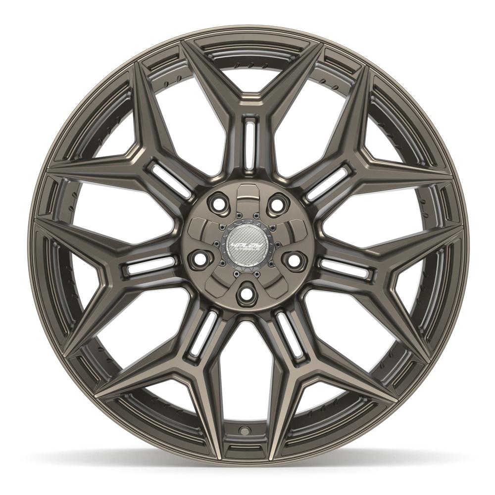 4PLAY 4P44 22x10 5x127 + 5x139.7 -18et Satin Bronze Wheel - View 2